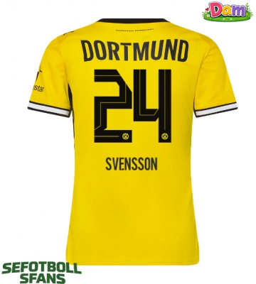 Borussia Dortmund Daniel Svensson #24 Hemmatröja Kvinnor 2026-27 Kortärmad